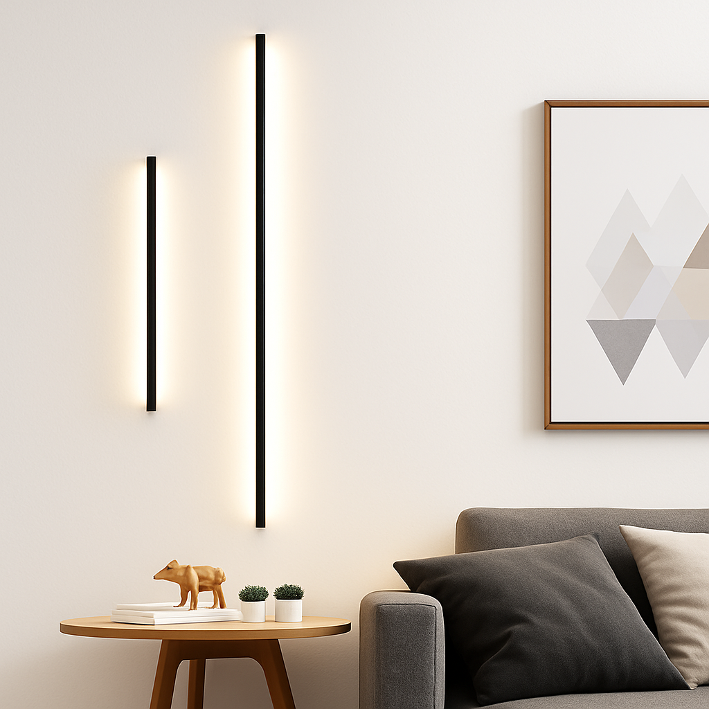 applique murale led cuboïde minimaliste en aluminium avec télécommande gradable - vue 6 sur 22