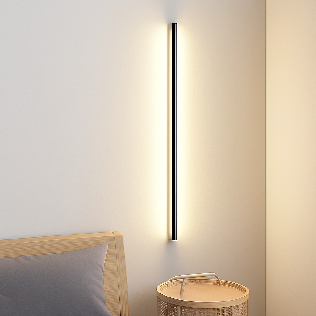 applique murale led cuboïde minimaliste en aluminium avec télécommande gradable - vue 7 sur 22