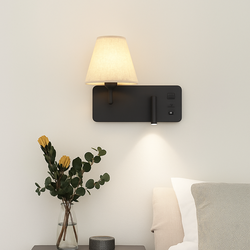 Applique murale LED d'intérieur moderne USB - vue 4 sur 10