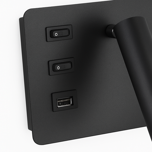 Applique murale LED d'intérieur moderne USB