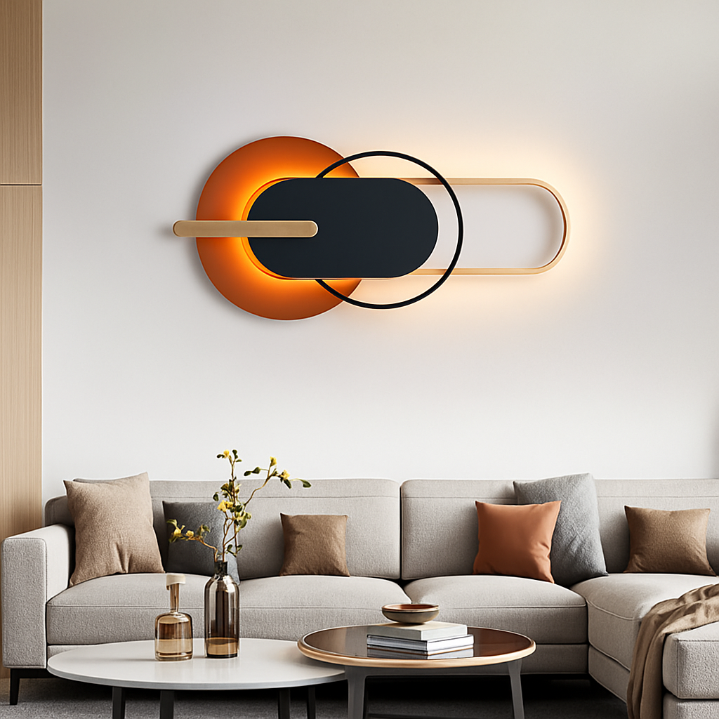 applique murale led design en métal pour décoration moderne - vue 2 sur 23