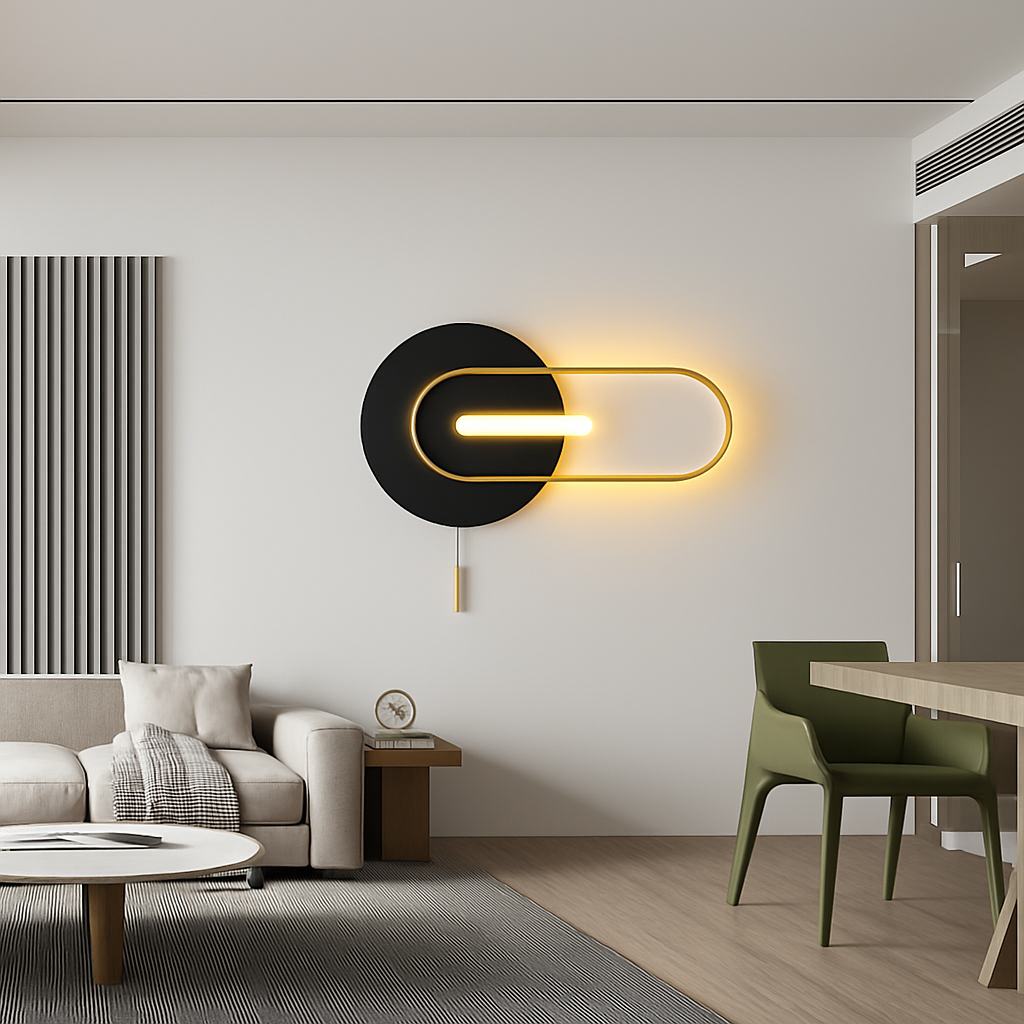 applique murale led design en métal pour décoration moderne - vue 4 sur 23