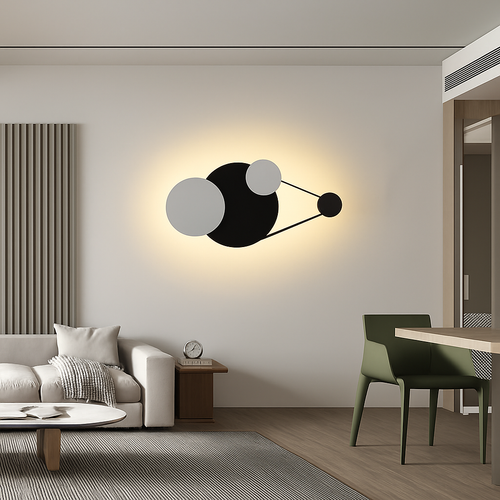 applique murale led design en métal pour décoration moderne