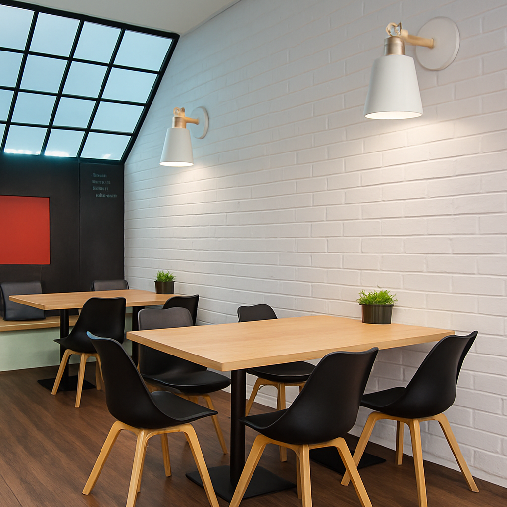 Applique murale LED en bois et métal Nordic - vue 4 sur 11