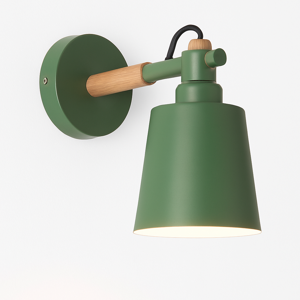 Applique murale LED en bois et métal Nordic - vue 11 sur 11