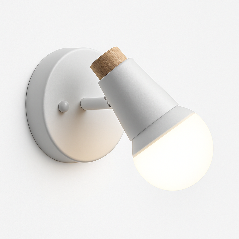 Applique murale LED en forme de cerf en bois Novelty