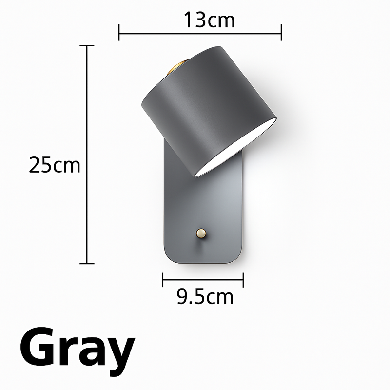 Applique murale LED lampes lumières d'intérieur éclairage d'escalier nordique moderne chambre applique décor à la maison pour salon avec interrupteur applique murale