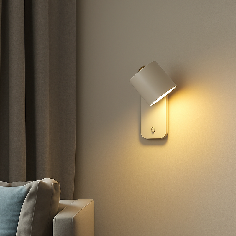 Applique murale LED lampes lumières d'intérieur éclairage d'escalier nordique moderne chambre applique décor à la maison pour salon avec interrupteur applique murale