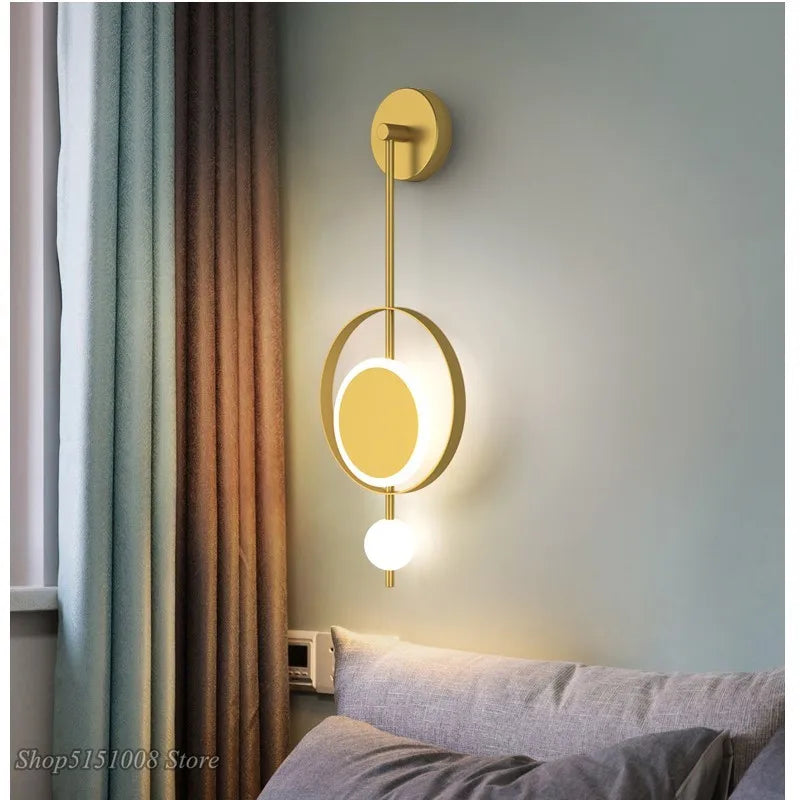 applique murale led minimaliste moderne nordique intérieur