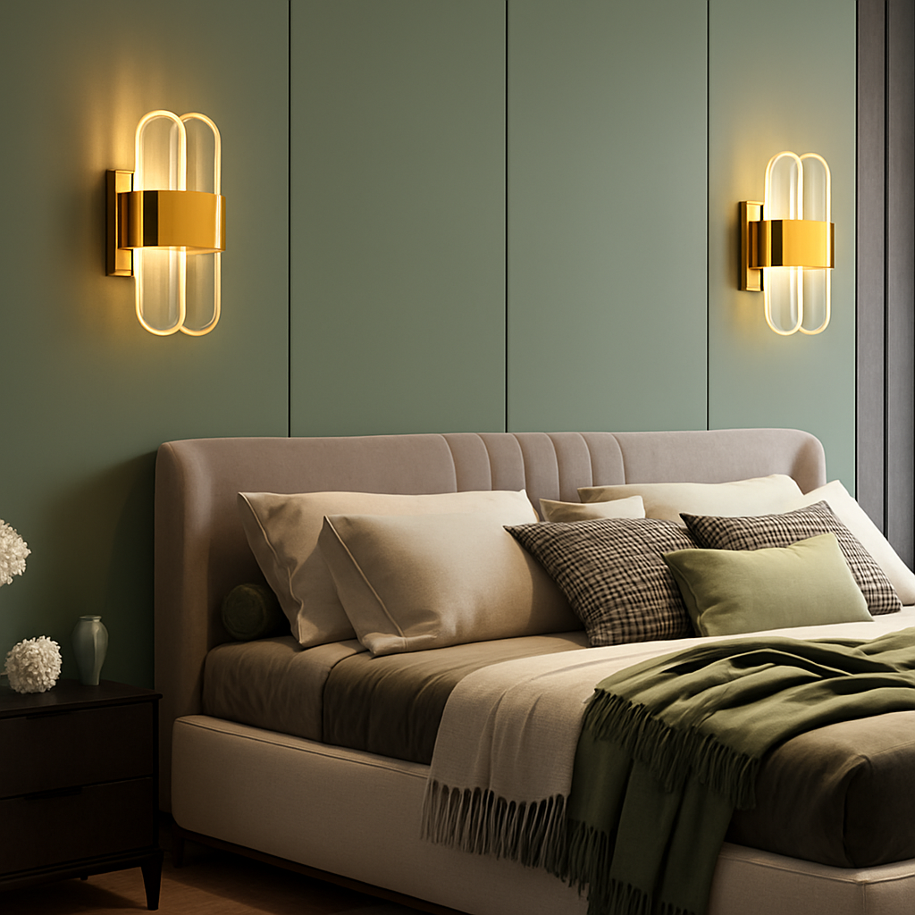 applique murale LED moderne elliptique pour décoration intérieure - vue 6 sur 9