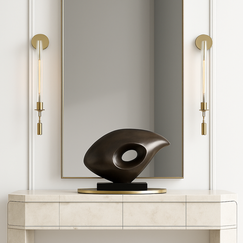 applique murale led moderne en laiton décoration créative