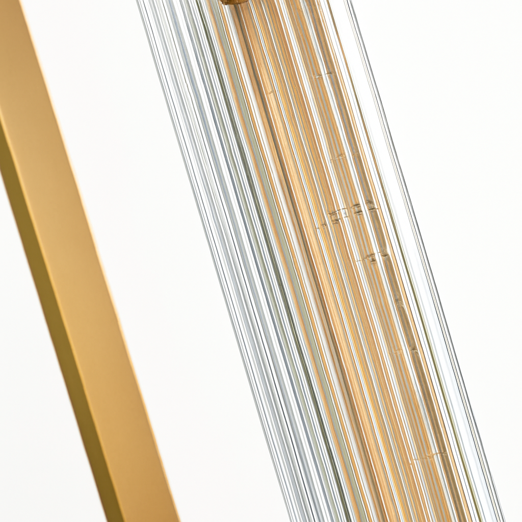 applique murale led moderne en laiton décoration créative - vue 7 sur 8