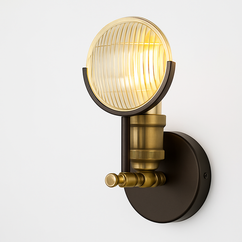 applique murale led moderne en verre décoratif nordique