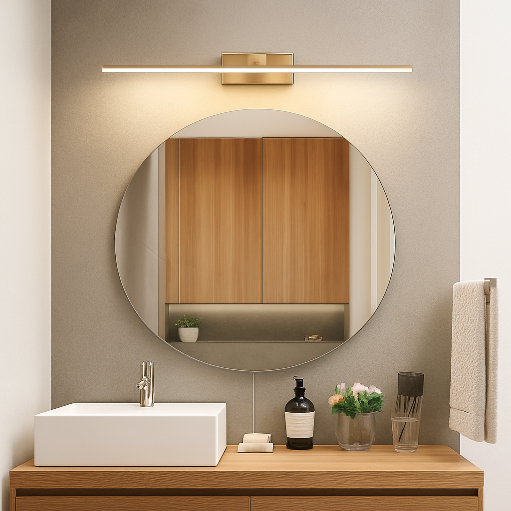 applique murale led moderne pour salle de bain et miroir - vue 7 sur 12