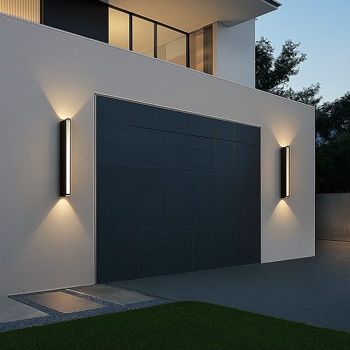 applique murale led moderne étanche en aluminium pour extérieur