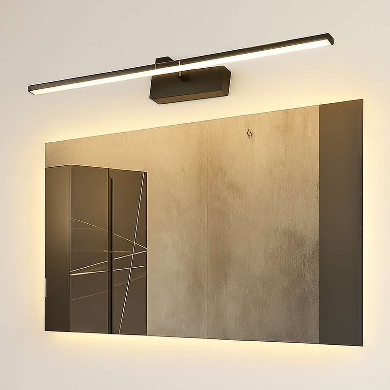 applique murale led moderne trois couleurs éclairage aluminium pour maquillage