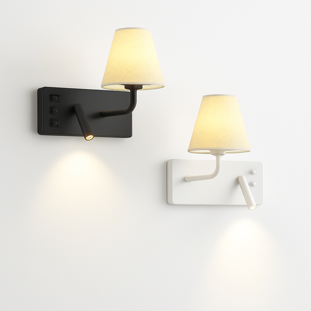 Applique murale LED nordique moderne avec interrupteur USB - vue 6 sur 10