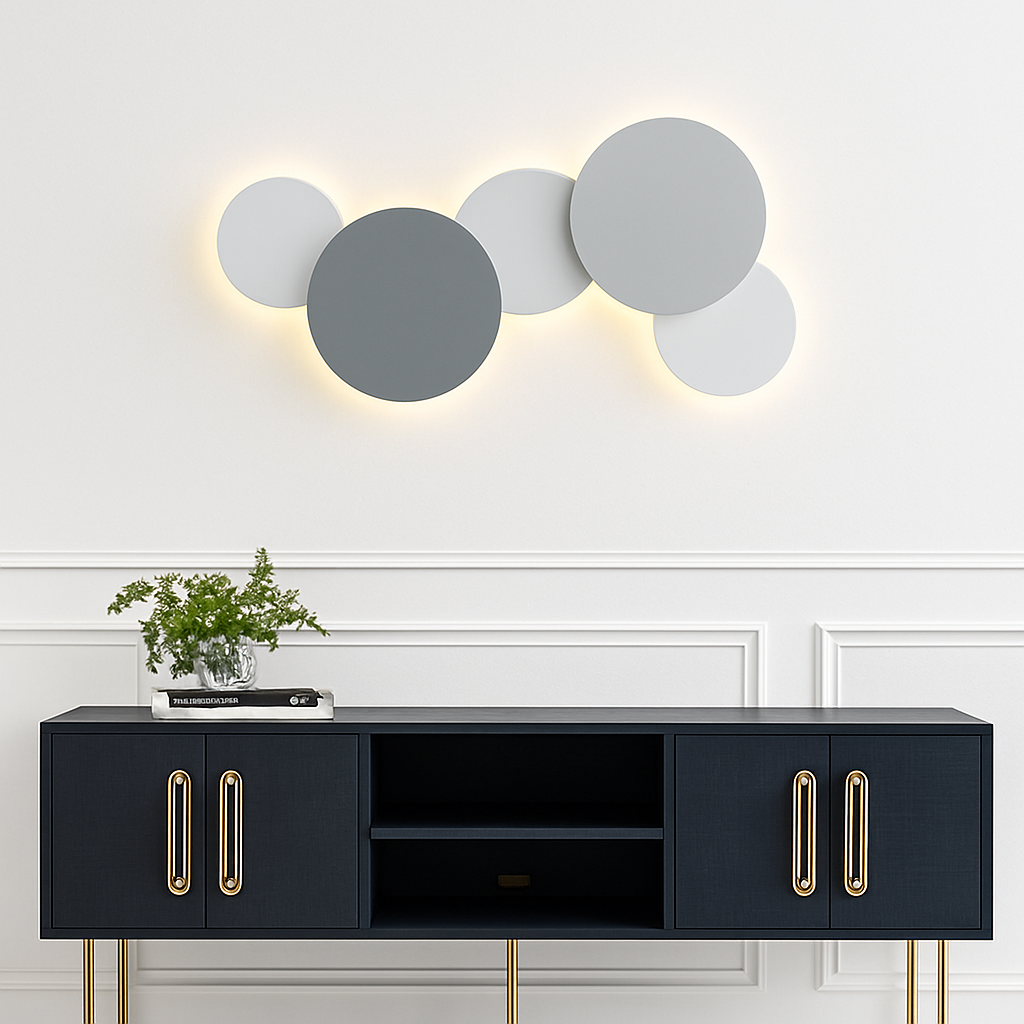 Applique murale LED ronde Eclipse (à l'unité) - vue 4 sur 10