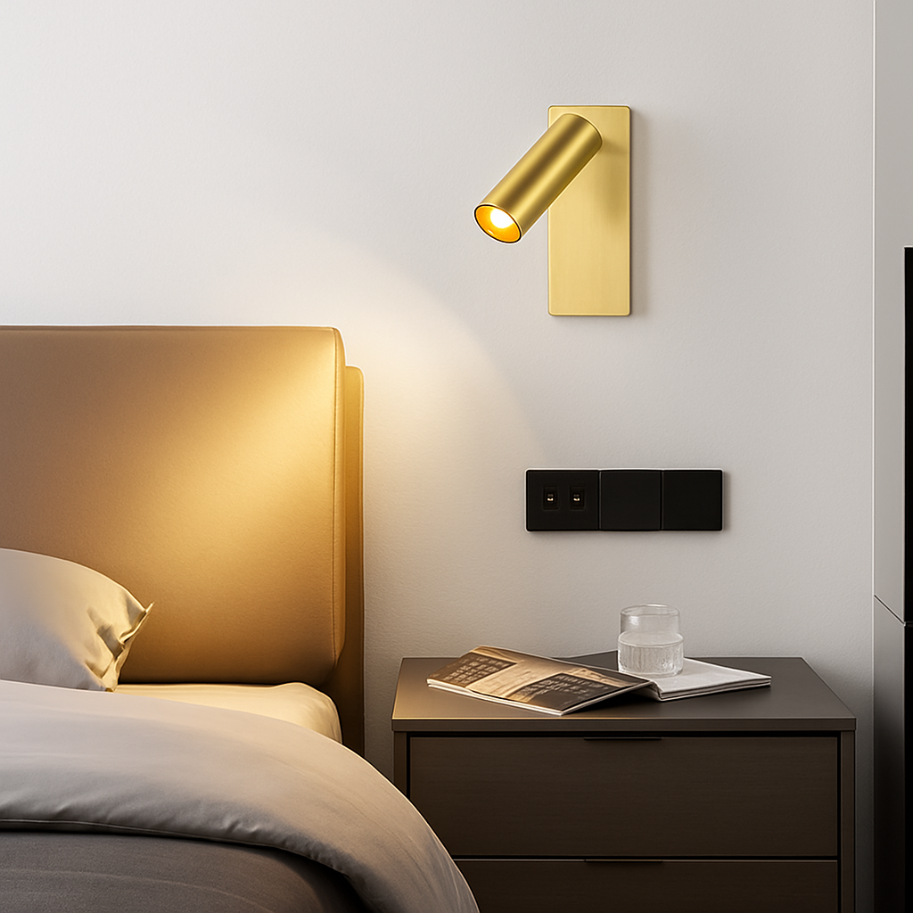 applique murale led rotative moderne pour lecture - vue 7 sur 10