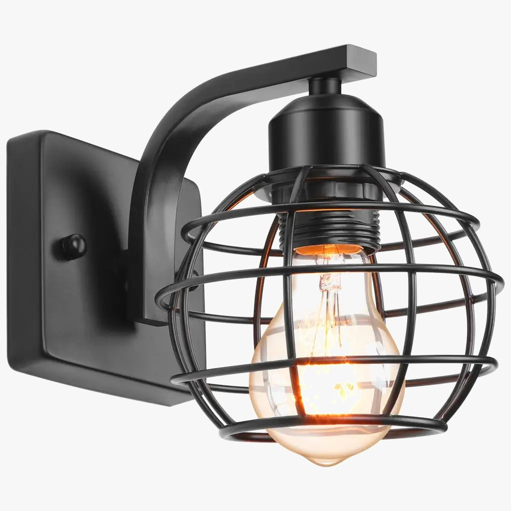 Applique murale led vintage industriel