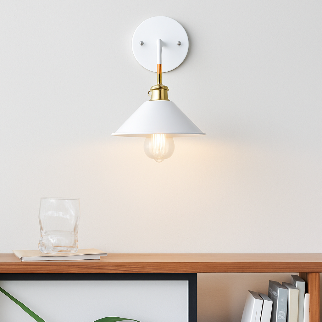 Applique murale LED Vintage Plated de couleurs - vue 3 sur 7