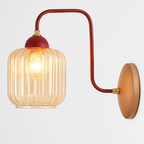 applique murale médiévale en verre coloré pour décoration intérieure