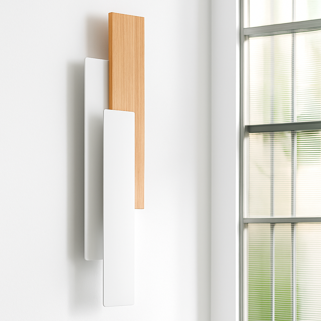 Applique murale moderne en bois naturel - vue 5 sur 12