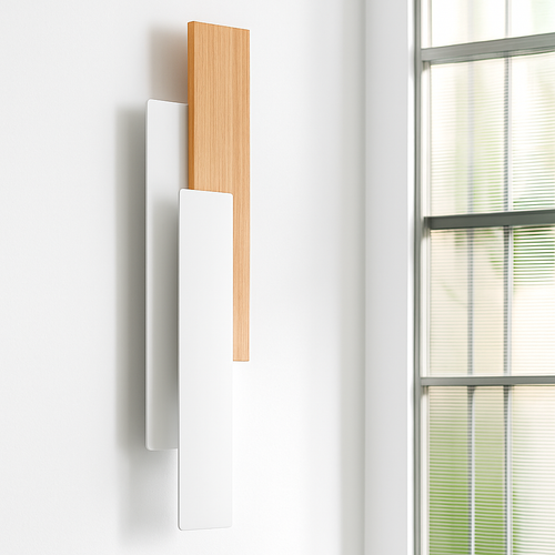 Applique murale moderne en bois naturel