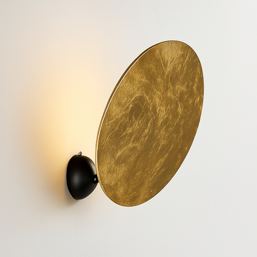 applique murale moderne en forme de lune design italien