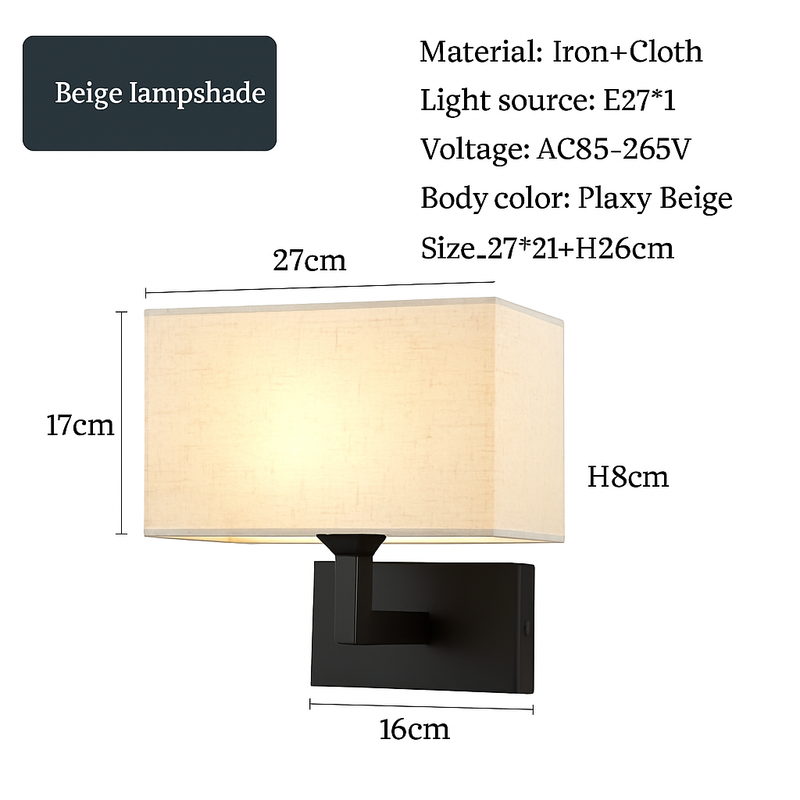 applique murale nordique moderne hôtel tissu créative chinoise chambre escalier hôtel