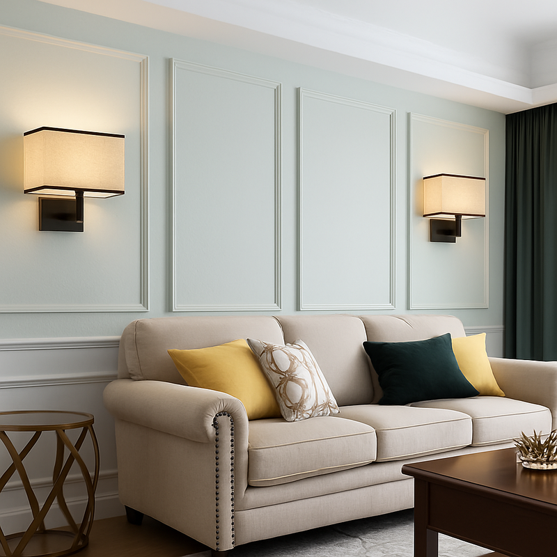 applique murale nordique moderne hôtel tissu créative chinoise chambre escalier hôtel