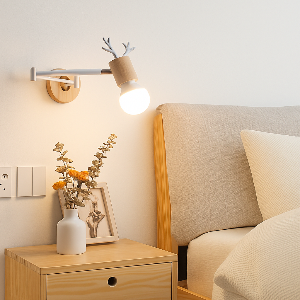 applique murale nordique pliable design pour lecture - vue 6 sur 21