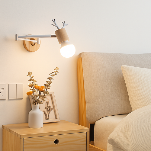 applique murale nordique pliable design pour lecture