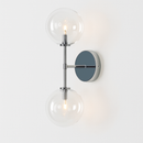 applique murale ronde en verre style post-moderne nordique