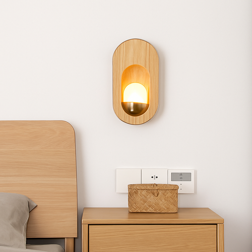 Applique murale scandinave LED avec oeuf lumineux Chaymae