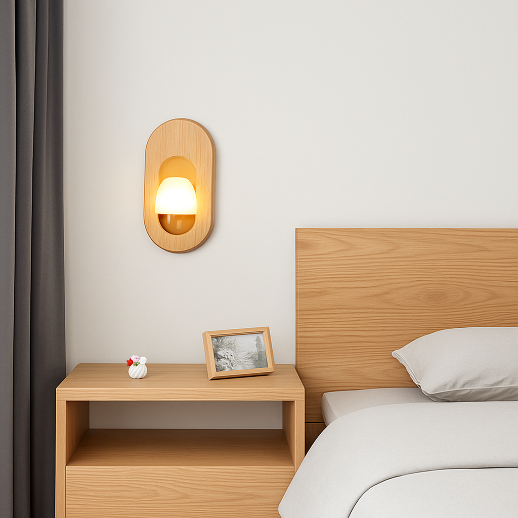 Applique murale scandinave LED avec oeuf lumineux Chaymae - vue 6 sur 8