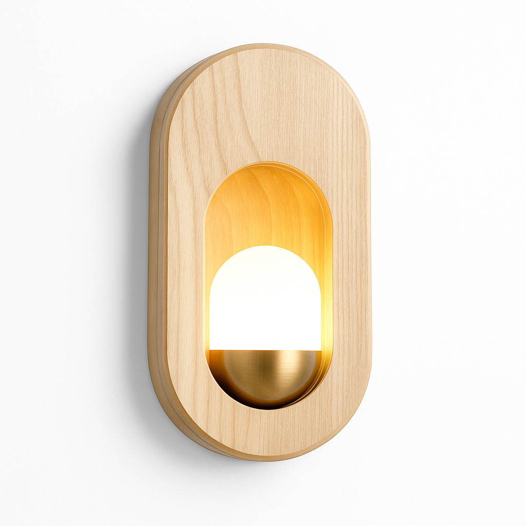 Applique murale scandinave LED avec oeuf lumineux Chaymae - vue 8 sur 8