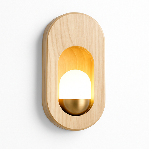 Applique murale scandinave LED avec oeuf lumineux Chaymae