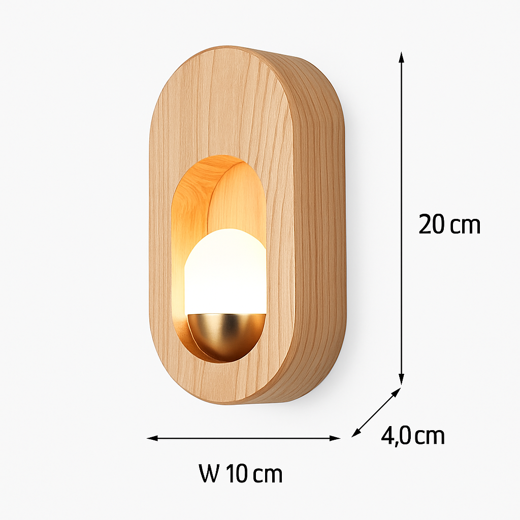 Applique murale scandinave LED avec oeuf lumineux Chaymae - vue 9 sur 8
