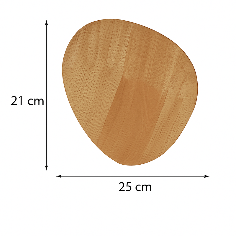 Applique murale scandinave LED de forme ovale en bois