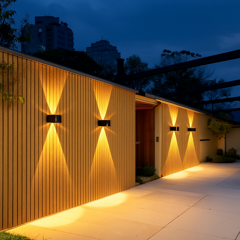 applique murale solaire extérieure led étanche pour jardin et balcon