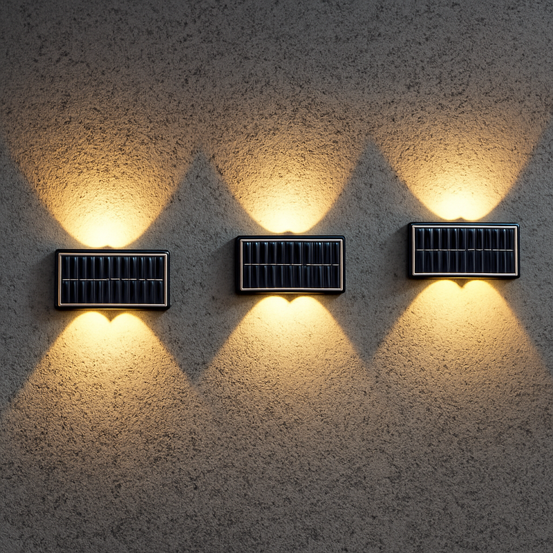 applique murale solaire extérieure led étanche pour jardin et balcon