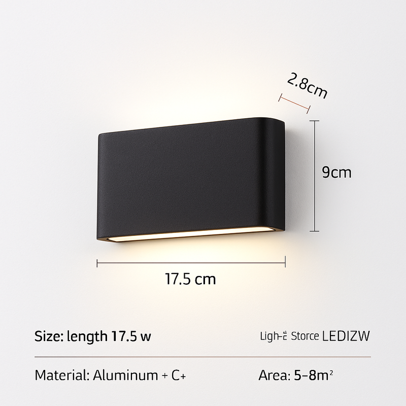 applique murale étanche led pour extérieur et intérieur