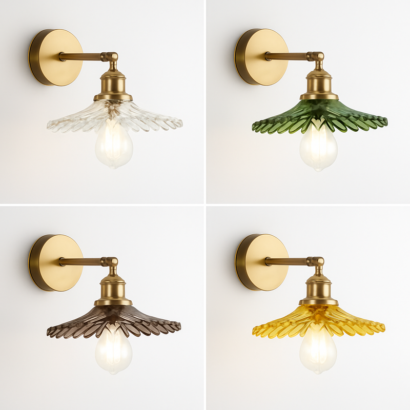 Applique murale Vintage en laiton