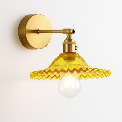 Applique murale Vintage en laiton