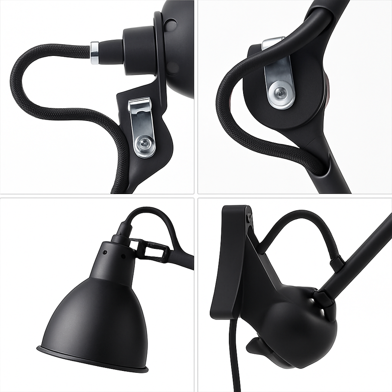 applique vintage en métal avec luminaires rotatifs