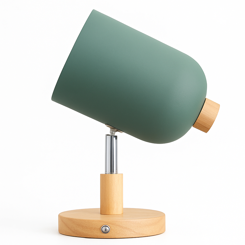 Appliques murales de chambre décoration murale lampes de chevet nordiques macaron tête de direction applique suspendue en bois salon/chambre à coucher éclairage de lecture