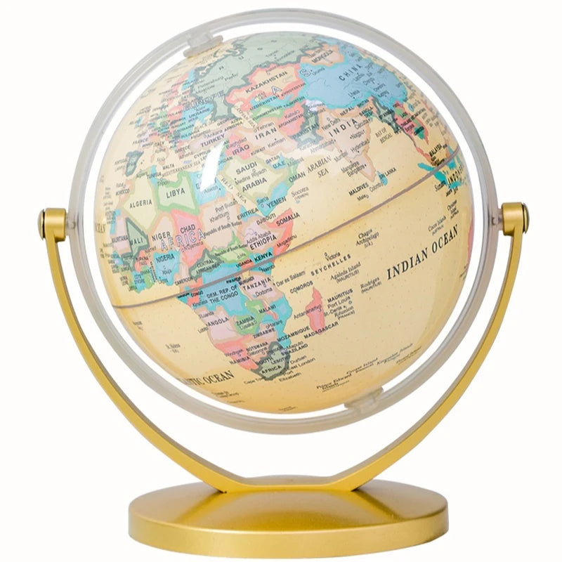 artisanat moderne globe décoratif pour bureau et salon