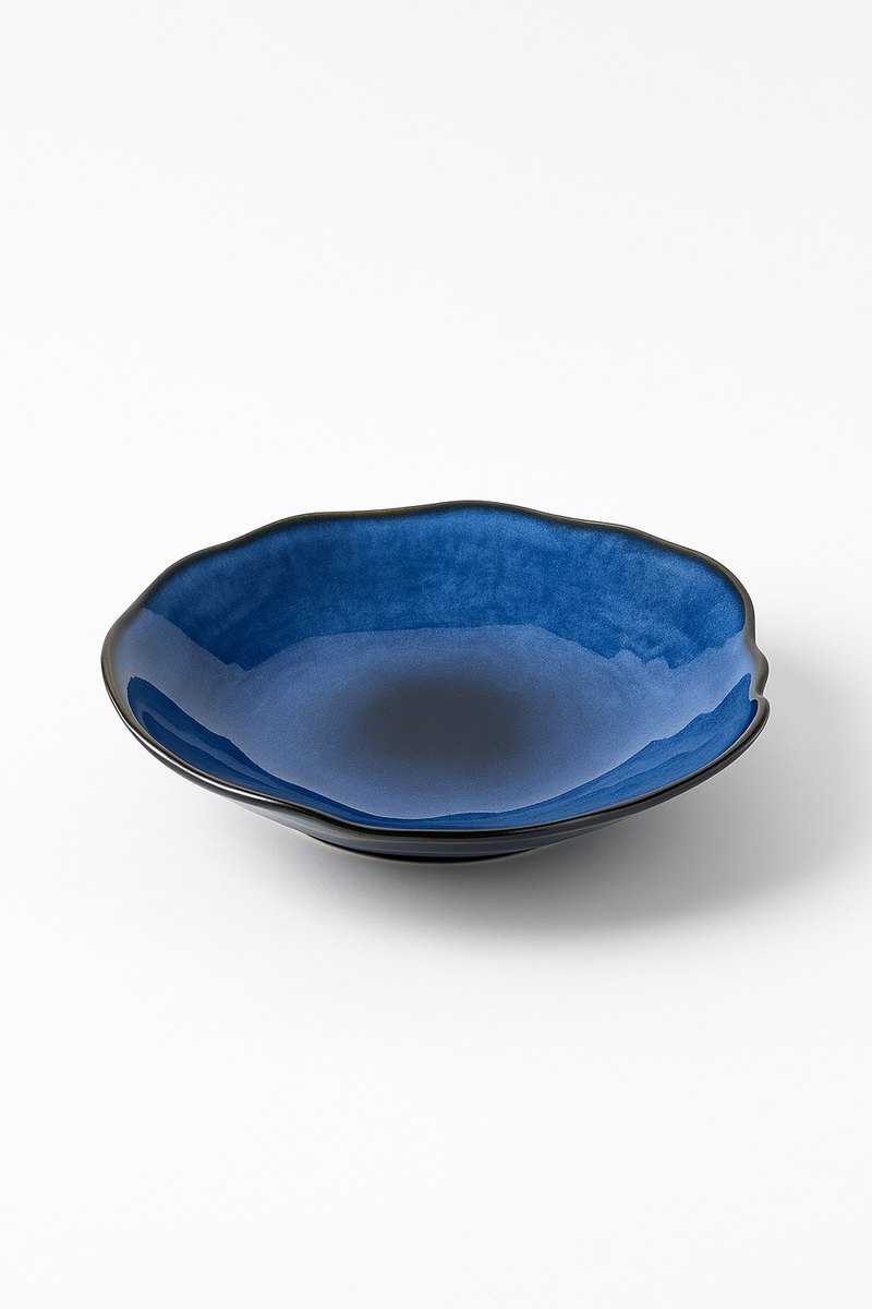 Assiette ceramique coquillage style nordique irreguliere decoration table