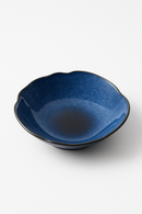 Assiette ceramique forme coquillage style nordique irreguliere